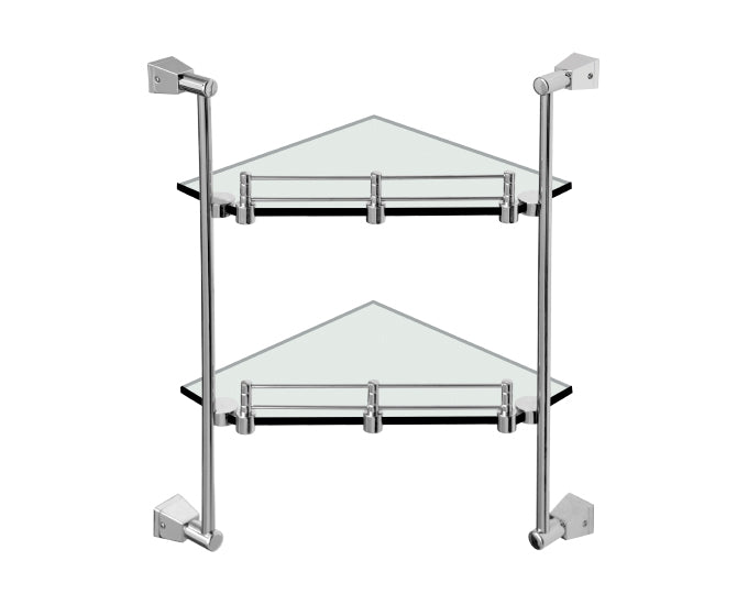 OCEANA CORNER GLASS SHELF