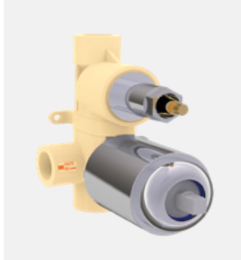 CPVC High Flow Concealed Diverter Body (Bath & Shower)