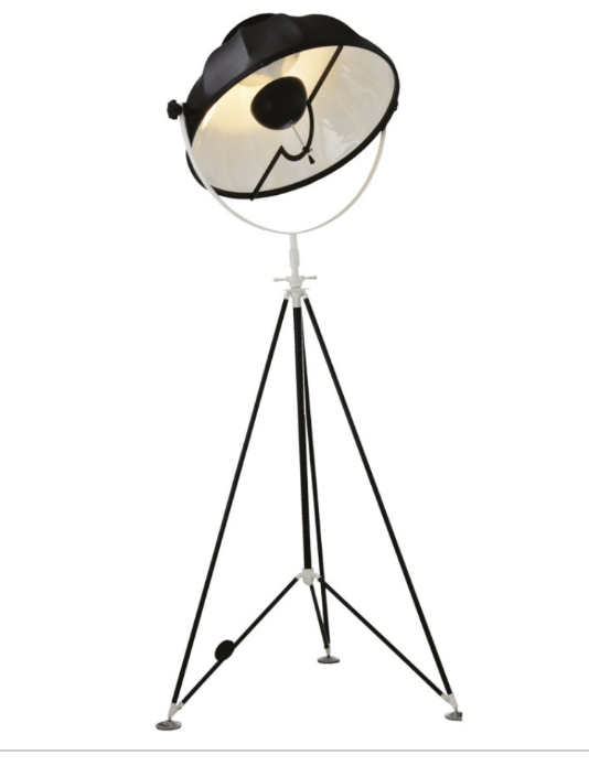 1 LT BLACK FLOOR LAMP