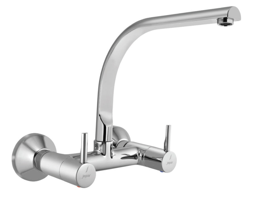 SINK MIXER WITH REGULAR SWINGING SPOUT (WALL MOUNTED MODEL)-CHROME ( FLP-CHR-5309PM)