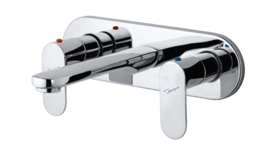 TWO CONCEALED STOP COCKS WITH BASIN SPOUT ( OPP-CHR-15433PM).