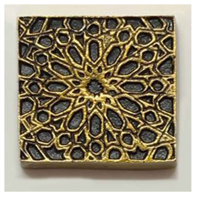 3" X 3 " Metal Deco For Stone Decoration 001