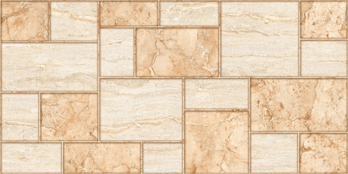 DR Decor Frame Marbles Beige