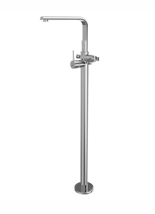 EXPOSED PARTS OF FLOOR MOUNTED SINGLE LEVER BATH MIXER-CHROME(flp-chr-5121KPM)