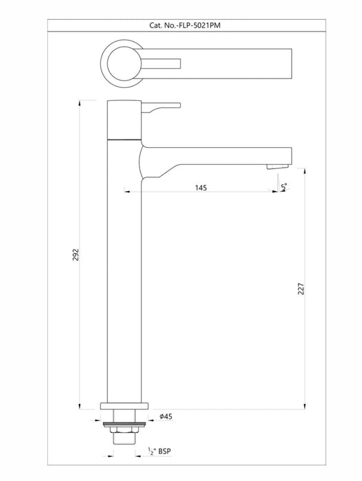 PILLAR COCK (FLP- CHR-5021PM)
