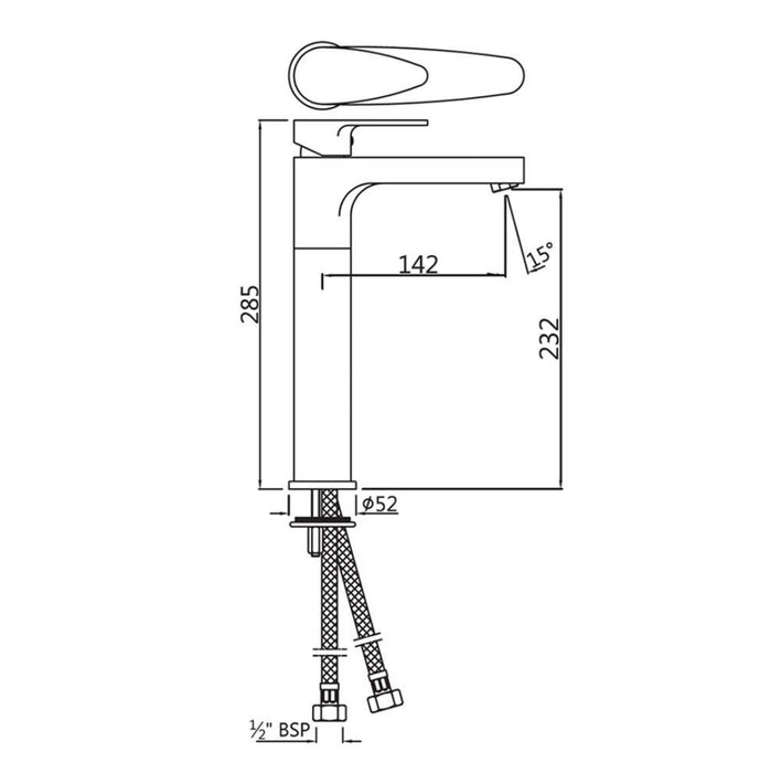 SINGLE LEVER TALL BOY ( VGP-CHR-81005NB)