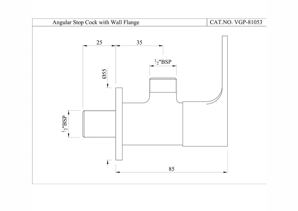 ANGULAR STOP COCK (VGP-CHR-81053)