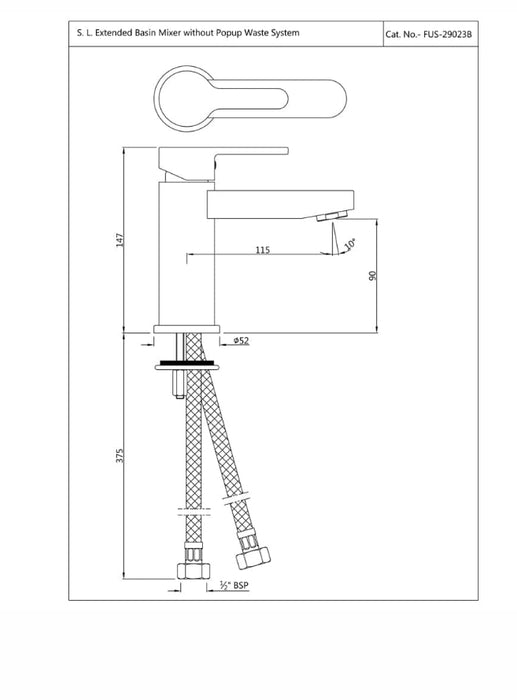 SINK COCK (LYR-CHR-38347S).