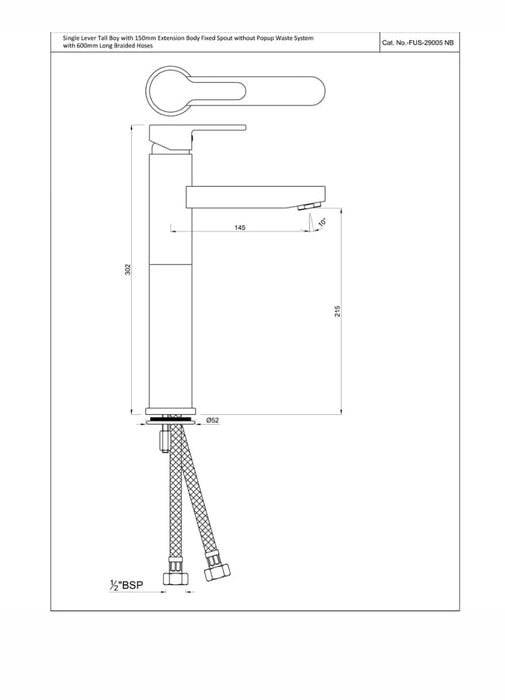 SINGLE LEVER TALL BOY(FUS-CHR-29005NB)