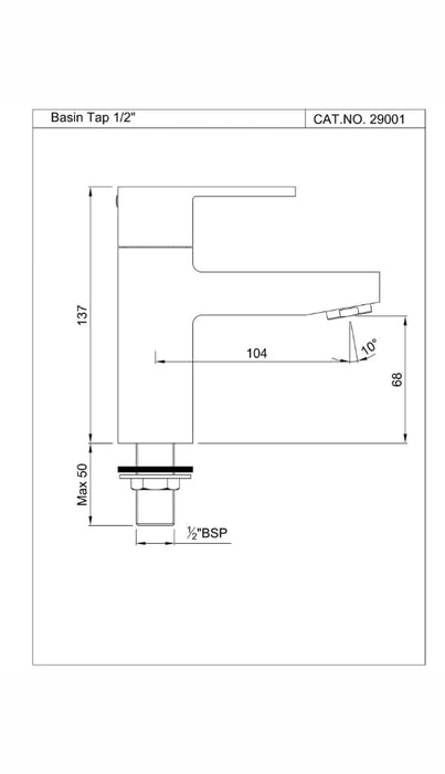 PILLAR COCK (FUS-CHR-29001).